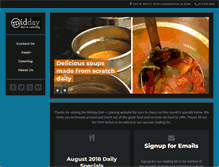 Tablet Screenshot of middaydeli.com